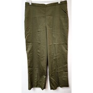 Alfred Dunner Petite Pull On Women's Pants Size 16P Forest Green